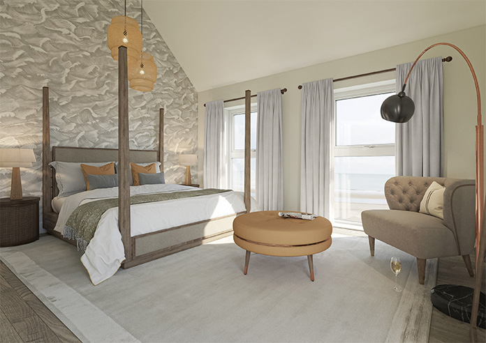 Florence Faux Suede, Grey Mist - Made to Measure Curtains - Image 8